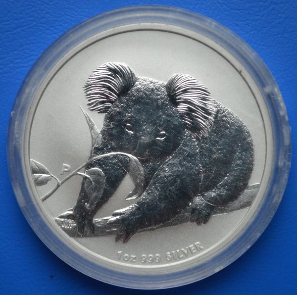 1 dollar Australia Koala 1 ounce 999/1000 zilver 2010 in capsule