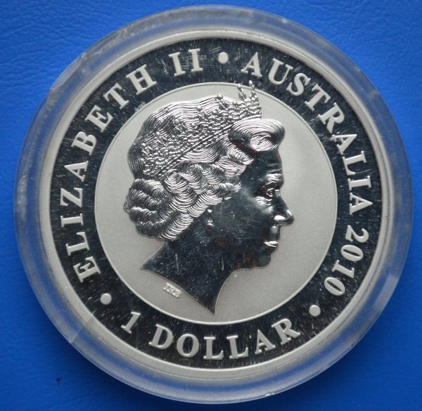 1 dollar Australia Koala 1 ounce 999/1000 zilver 2010 in capsule