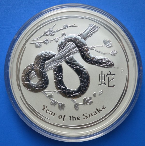 1dollar Australie Year of the Snake 1 ounce 999/1000 zilver 2013