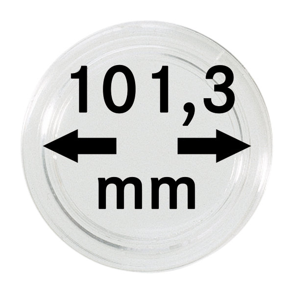 Capsule binnenmaat 101,3 mm voor 1 kilo munt