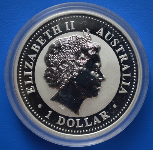 1 dollar Australie Kookaburra 1 ounce 999/1000 zilver 2009 oplage 300.000 stuks