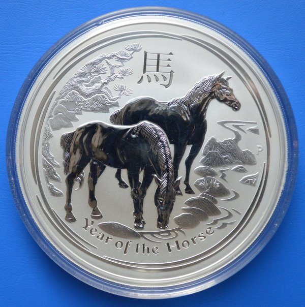 10 dollar Australie year of the Horse 10 ounce 999/1000 zilver 2014