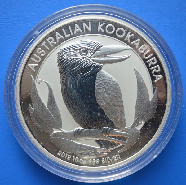 10 dollar Australie kookaburra 10 ounce 999/1000 zilver 2012 oplage 25.608 stuks