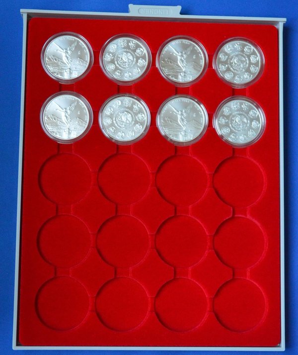 Lindner 2220 muntenbox standaard voor Mexico munten