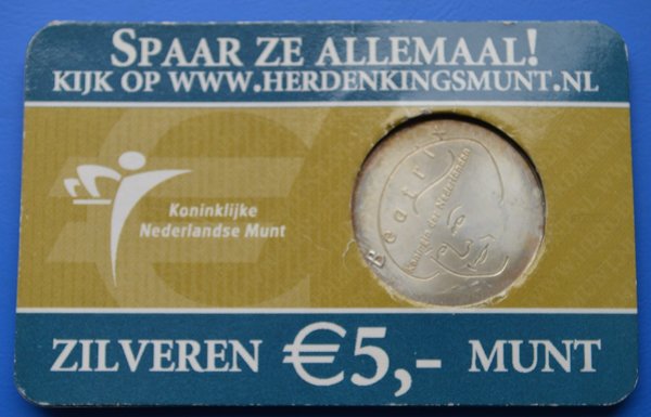 Coincard De Europamunt 5 euro 2004