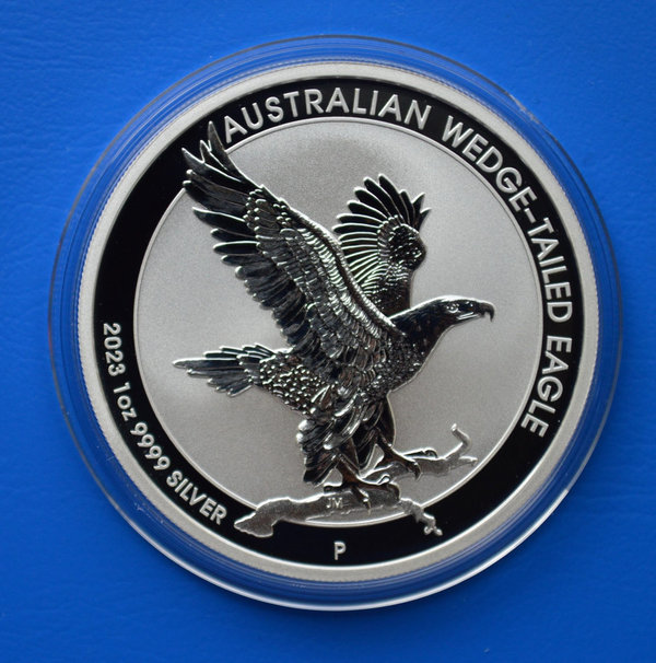1 dollar Australie Wedge-Taled Eagle 1 ounce 999/1000 zilver 2023 in capsule