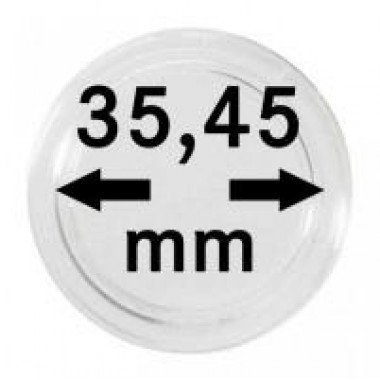 Capsule binnenmaat 35,45 mm 10 stuks voor dikkere munten
