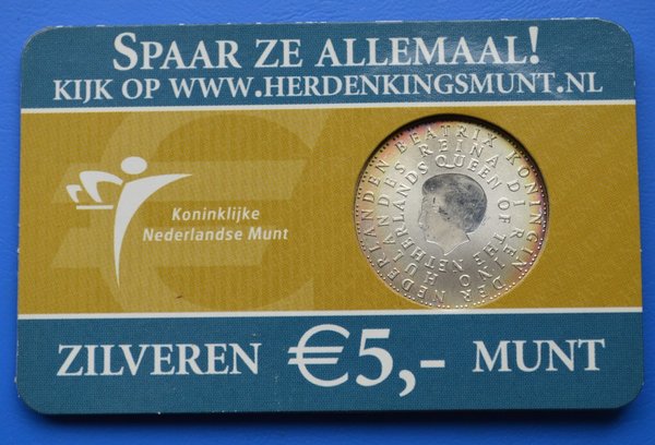 Coincard De Koninkrijksmunt 5 euro 2004