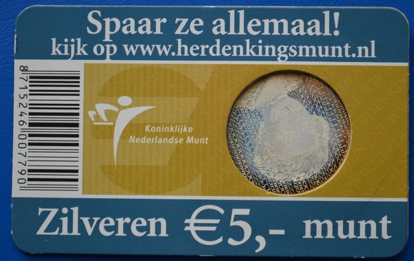 Coincard 400 jaar Rembrandt van Rijn 5 euro 2006