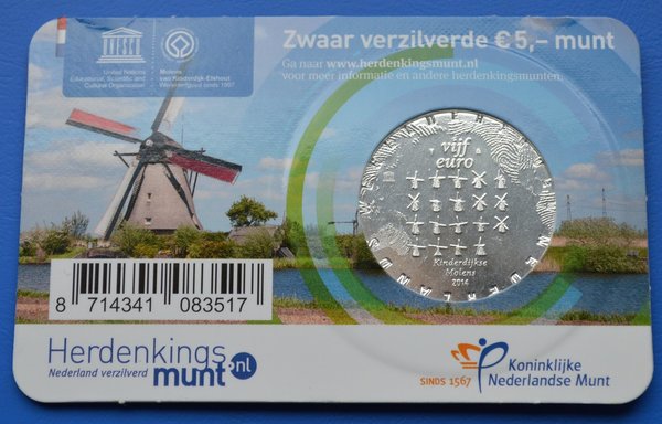 Coincard Het Molen Vijfje 5 euro 2014