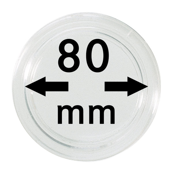 Capsule binnenmaat 80 mm voor dikkere munt (1x)
