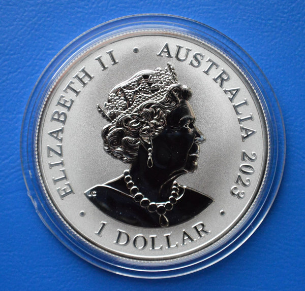 1 dollar Australie Box Jellyfish 1 ounce 999/1000 zilver 2023 in capsule