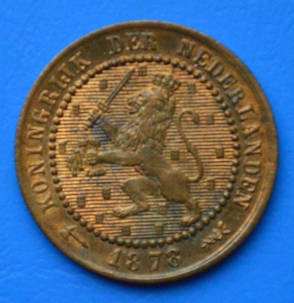 1 cent 1878 Willem 3