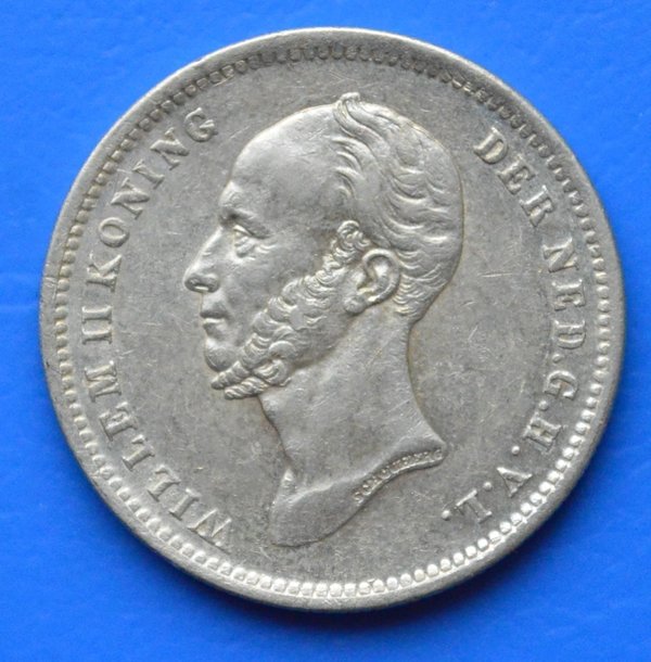 25 cent 1848 Willem 2