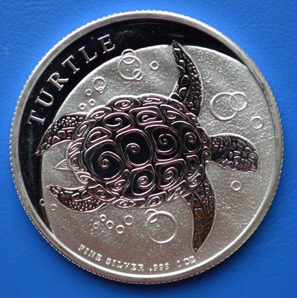 2 dollar Niue Fiji Taku 1 ounce 999/1000 zilver 2020 niet in capsule