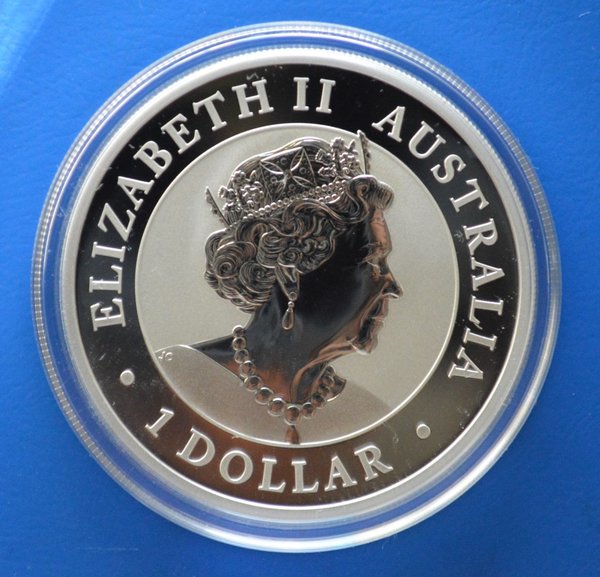 1 dollar Australie Brumby Horse 1 ounce 999/1000 zilver 2020 in capsule