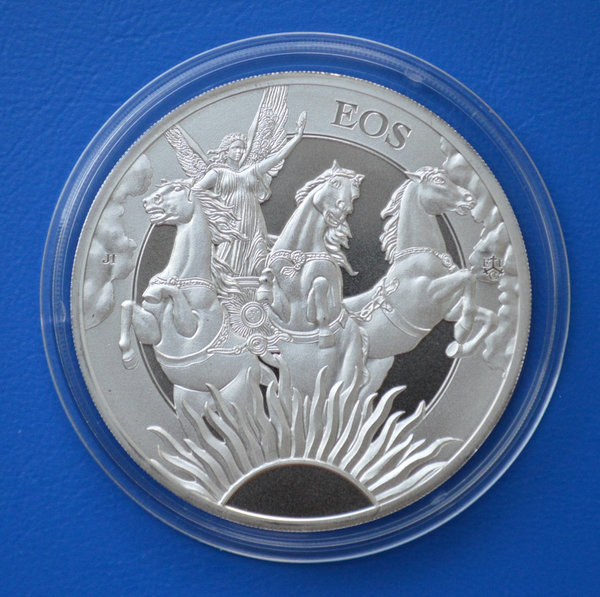 1 pounds  The Goddesses Series: Eos and the Horses 1 ounce 999 zilver 2023 in capsule
