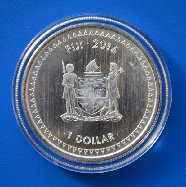 1 dollar Australie Guardian Lions 1 ounce 999 zilver 2020 in capsule er kunnen vlekjes op zitten