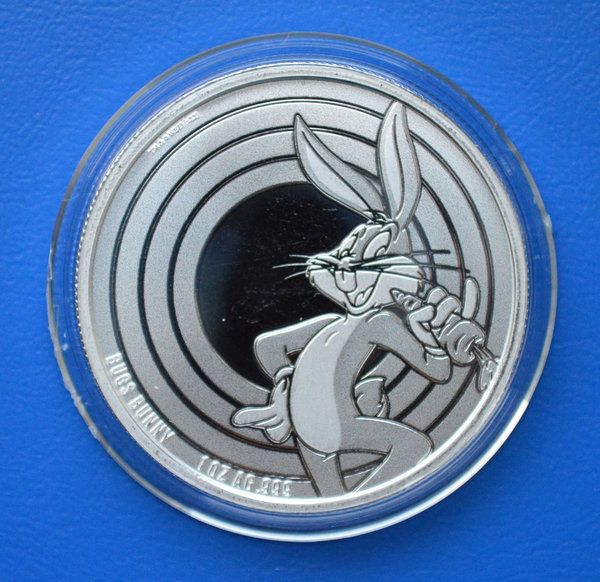 5 dollar Samoa Bugs Bunny 1 ounce 999/1000 zilver 2022 in capsule oplage 15.000 stuks