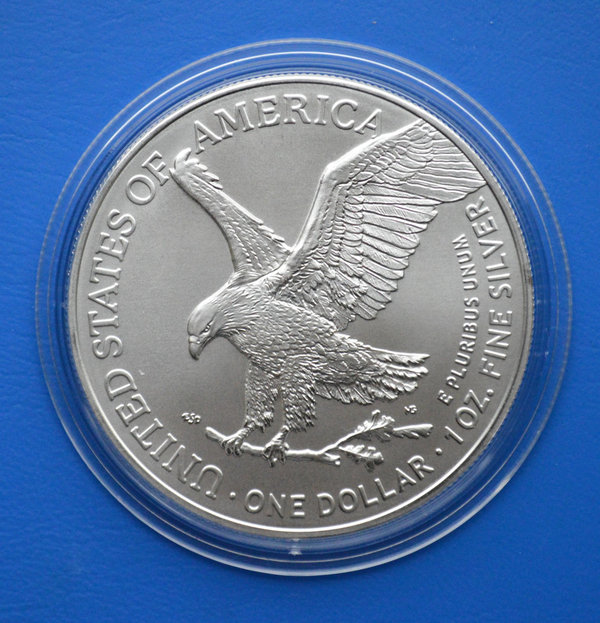 1 dollar Amerika Eagle 2023 1 ounce 999/1000 zilver in capsule