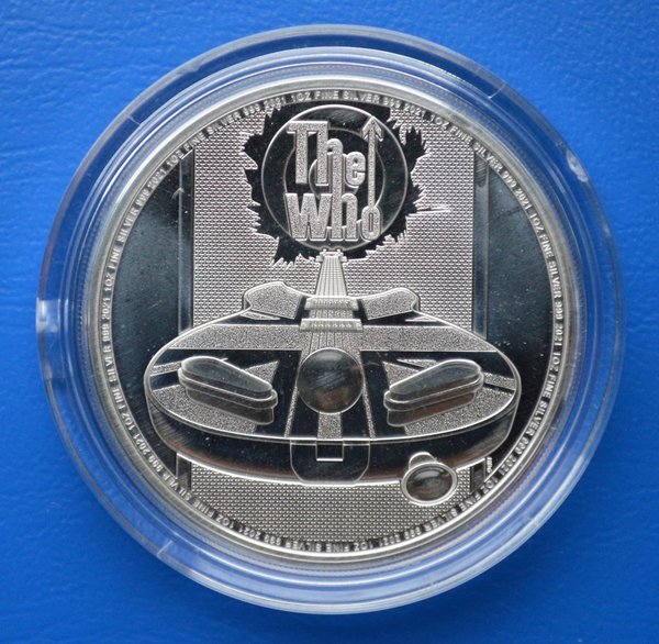 2 pounds Engeland The Who 1 ounce 999/1000 zilver 2021 in capsule