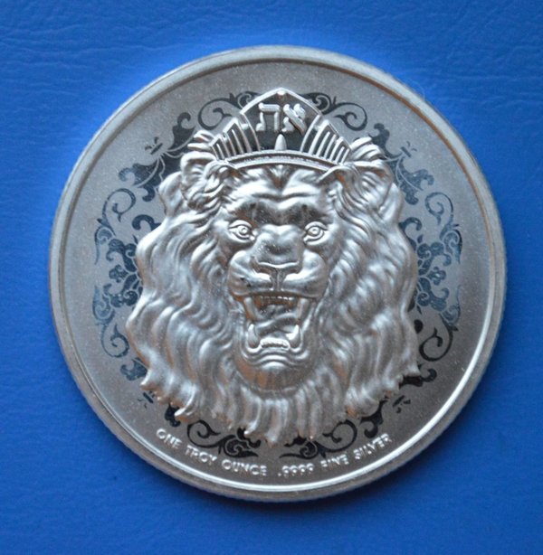 2 dollar NIUE "Nieuw-Zeeland Roaring Lion 1 ounce 999/1000 zilver 2022 niet in capsule